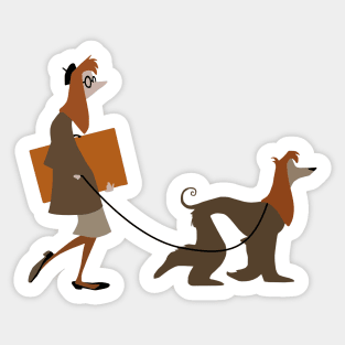 Walkies This Way Sticker